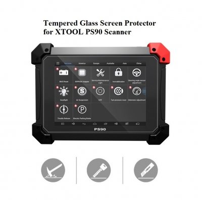 Tempered Glass Screen Protector for XTOOL PS90 Scan Tool